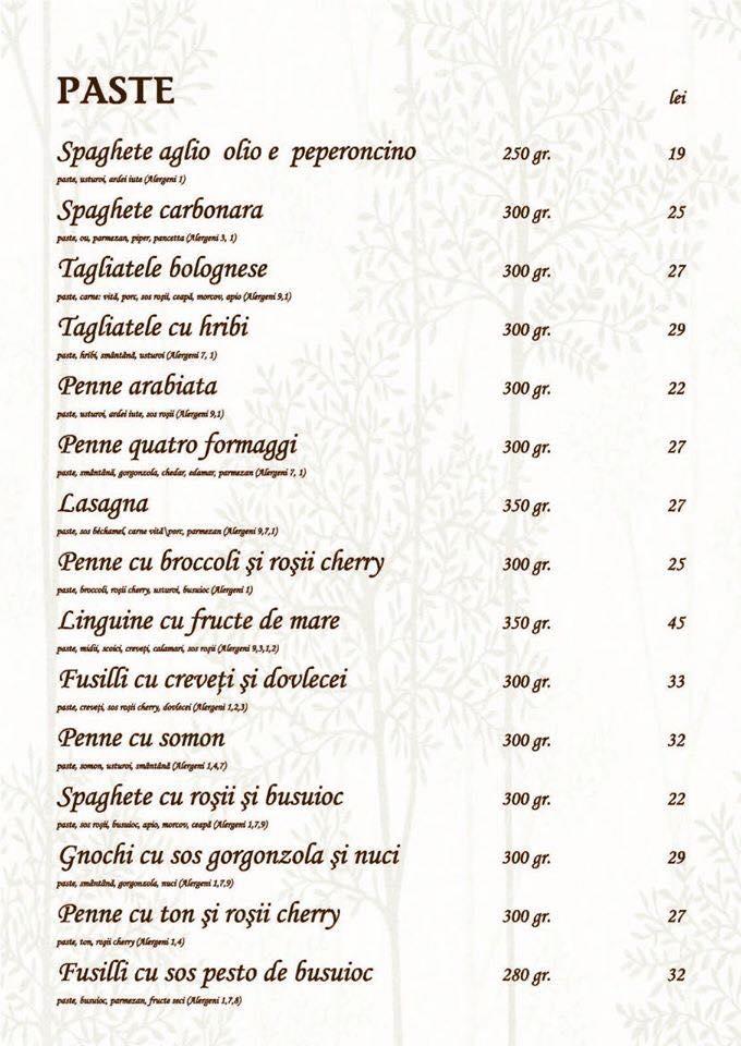 Menu At Ristorante Il Rivale T Rgu Mure