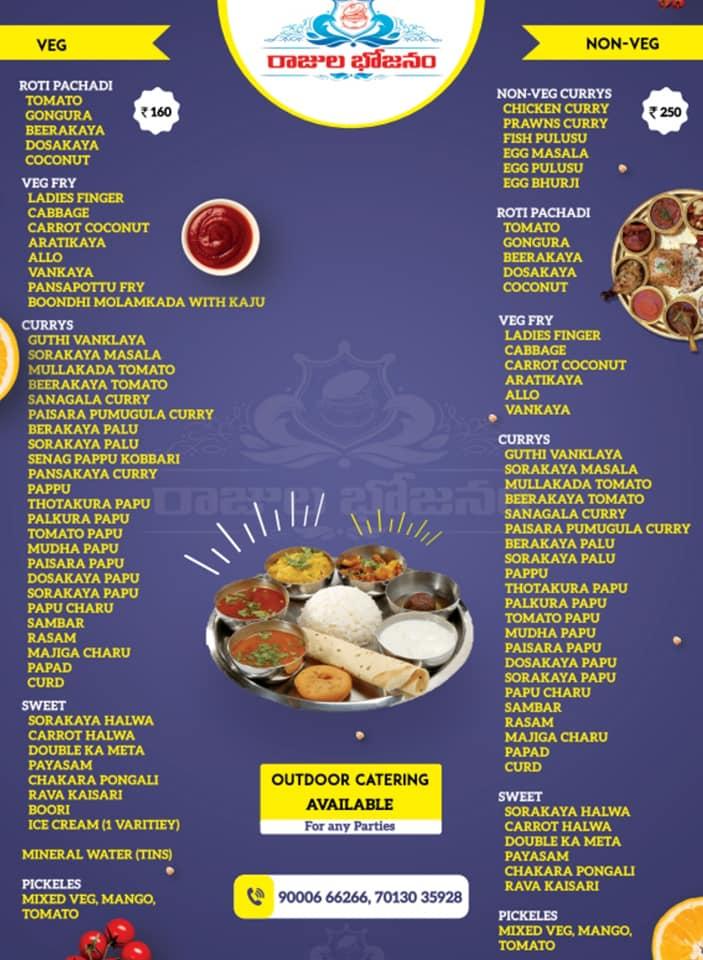 Kings Drive In menu