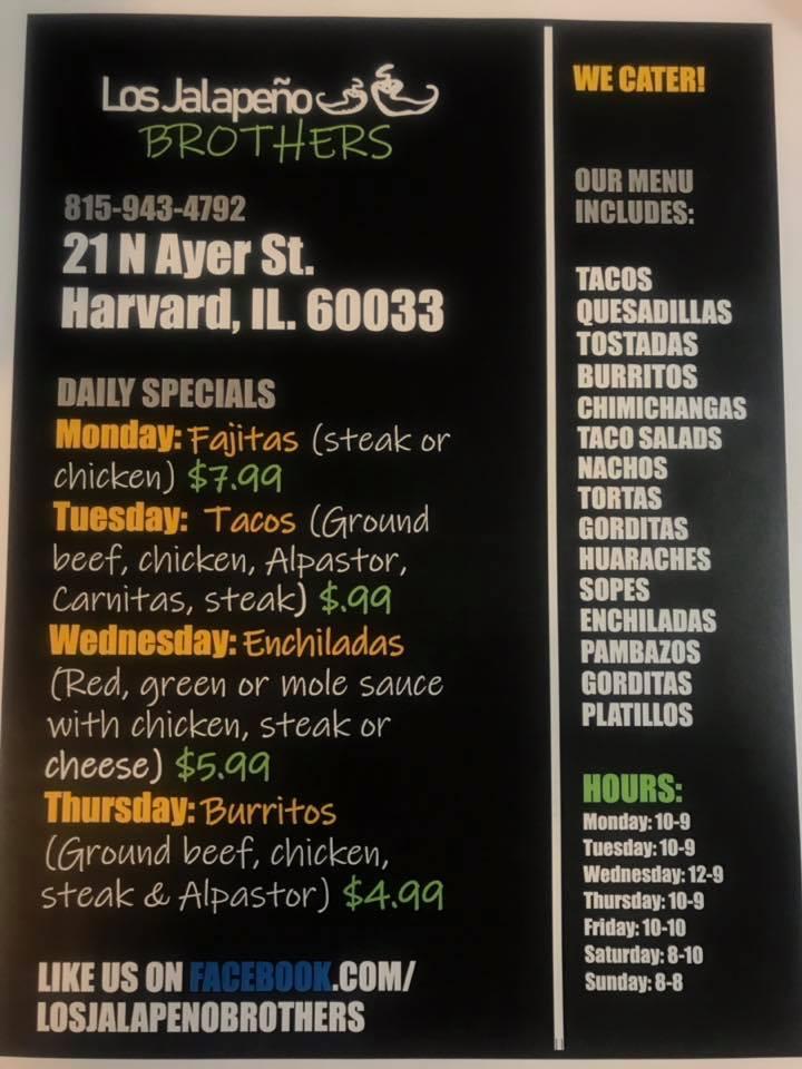 Jalapenos Restaurant Catering Menu at Jermaine Dickens blog