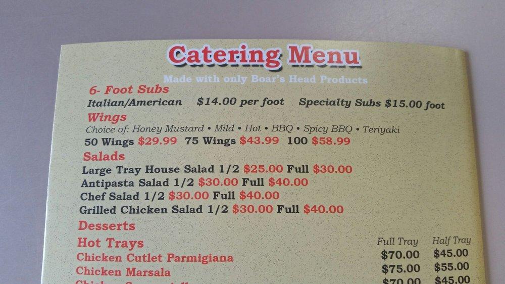 Menu at 4 Brothers Pizzeria and Restaurant, Greenwood Lake