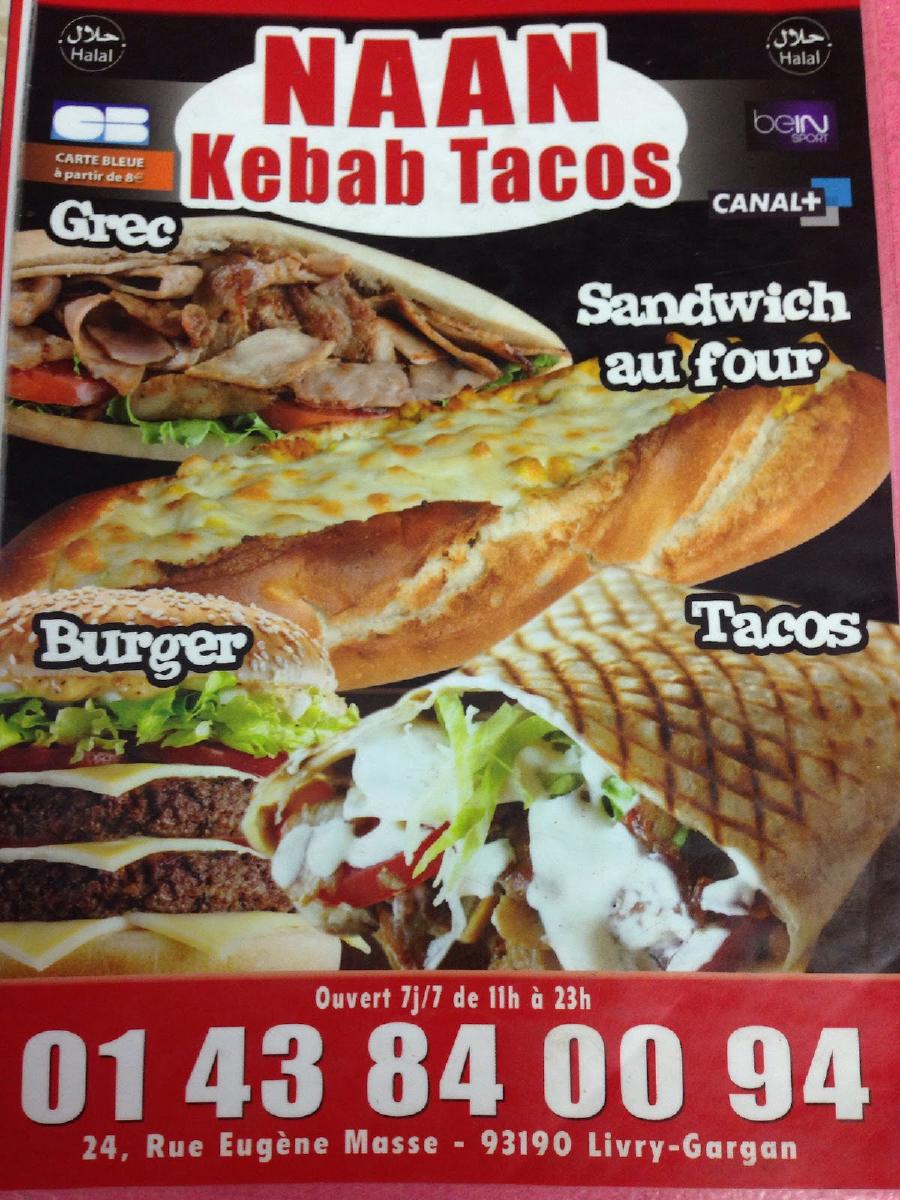 Naan Kebab Tacos Restaurant Livry Gargan Restaurant Reviews