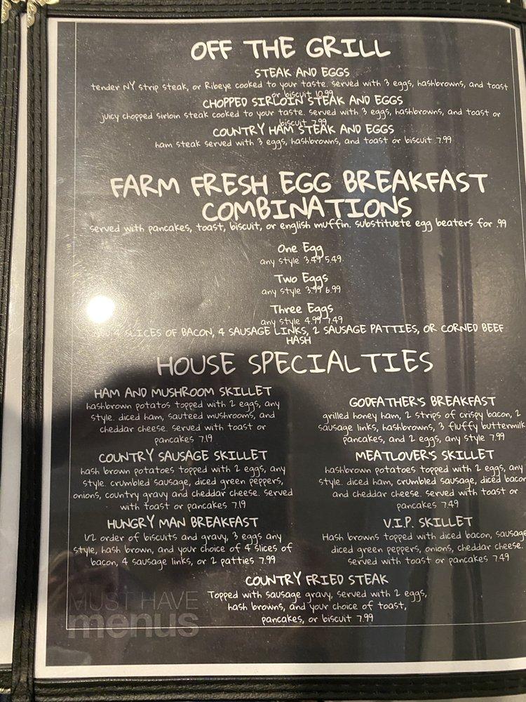 Menu at Alton Village Inn Pancake House restaurant, Alton