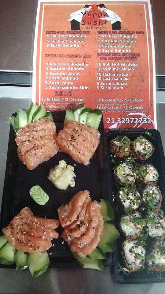 Yappe Sushi Delivery cardápio