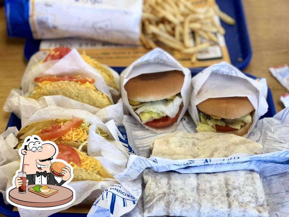 Comida rápida Baker's DriveThru, Rialto, 291 W Baseline Rd Carta del