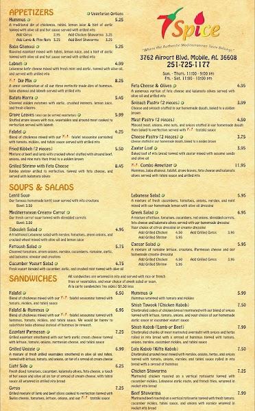 Ra44 7Spice Grocery And Grill Menu 2022 10 