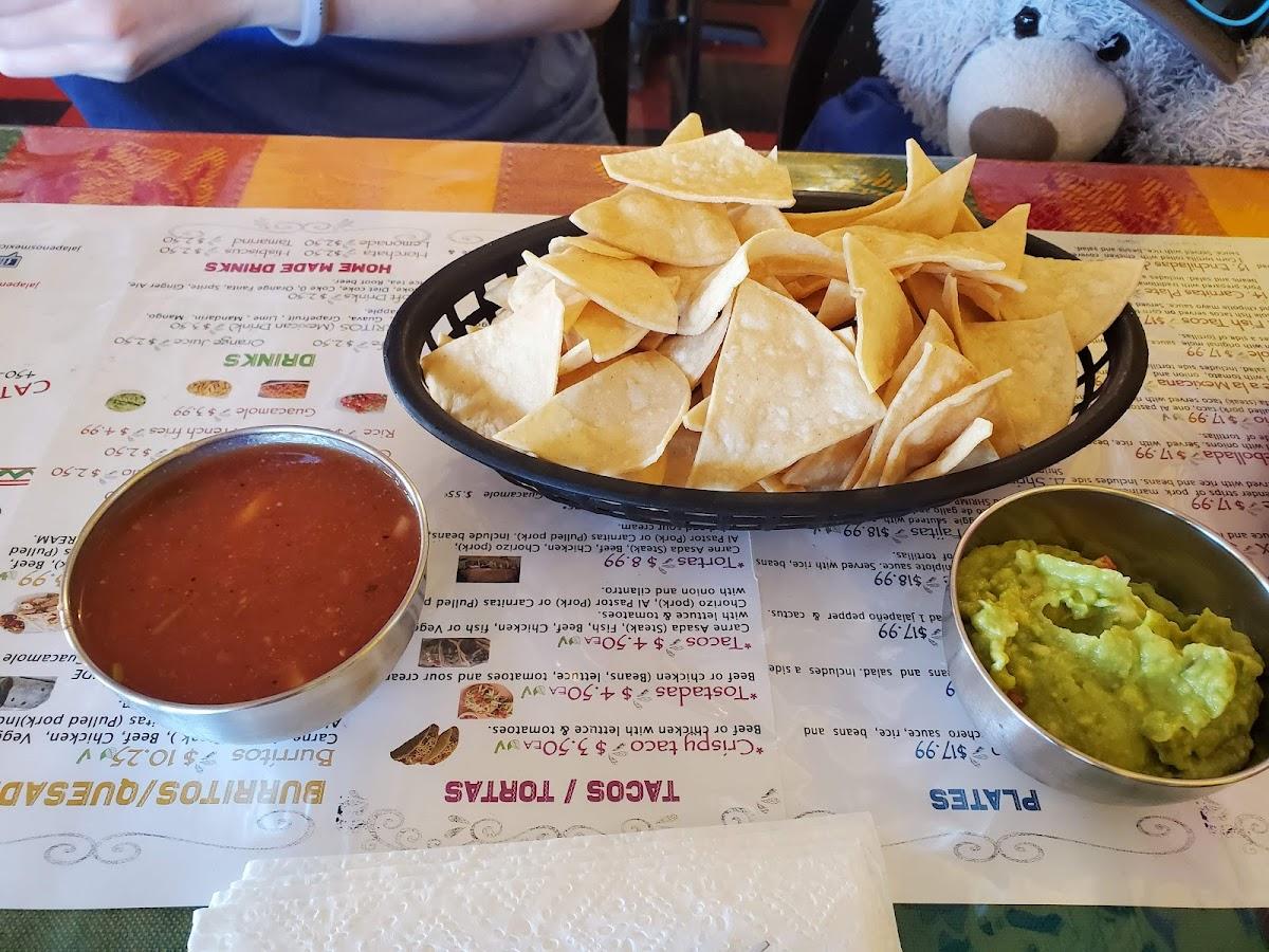 Menu at Jalapeños Mexican Food restaurant, Nanaimo