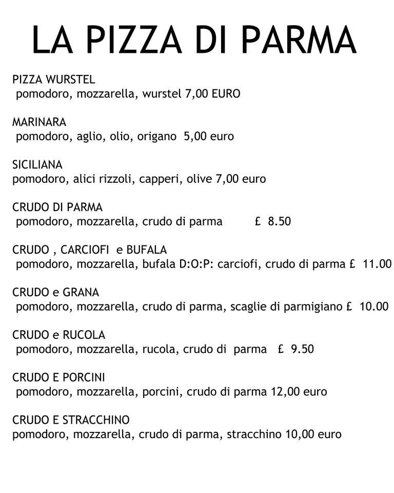 Menu di Marvisi 