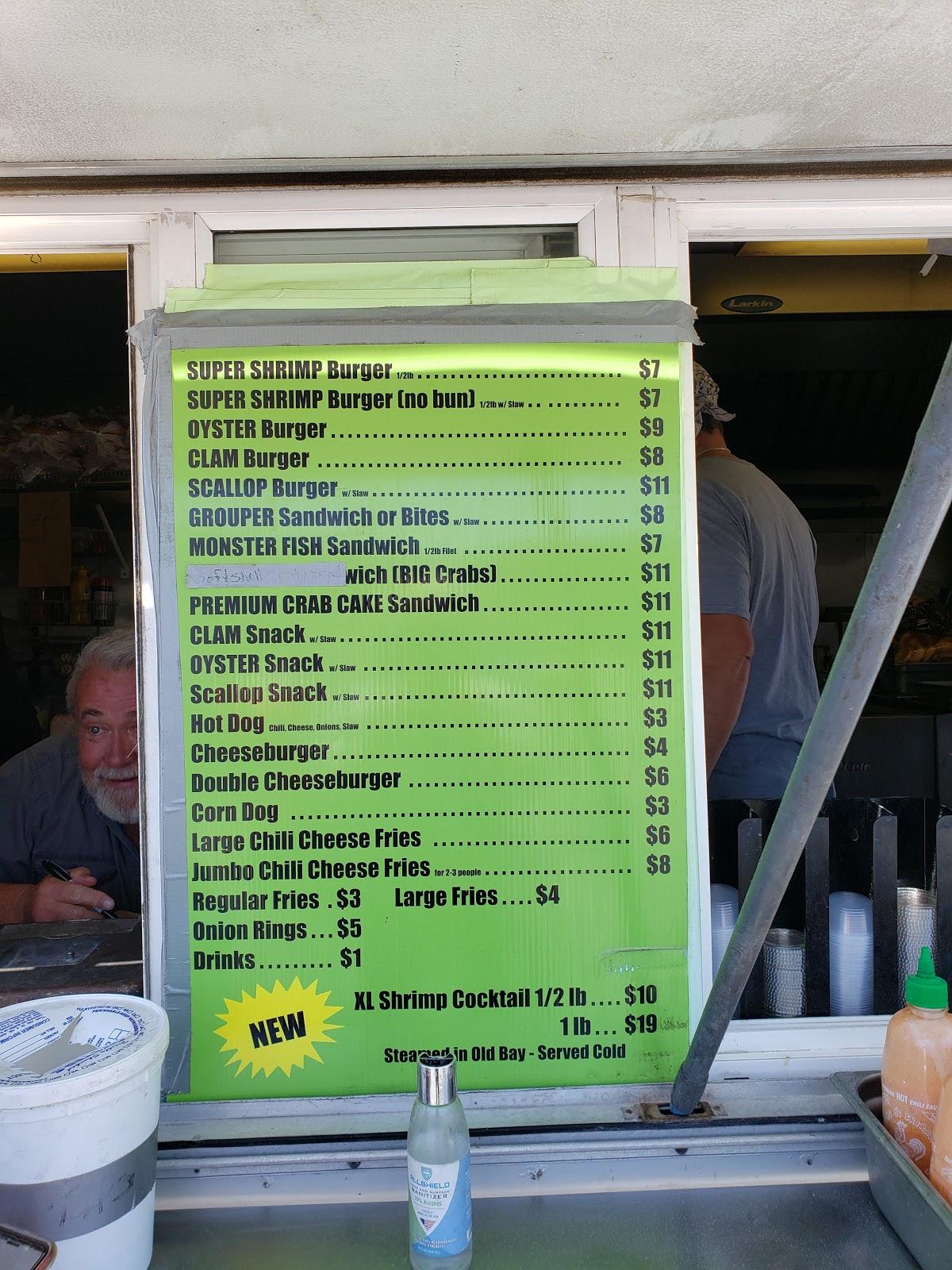 menu-at-captains-kitchen-food-truck-restaurant-indian-beach