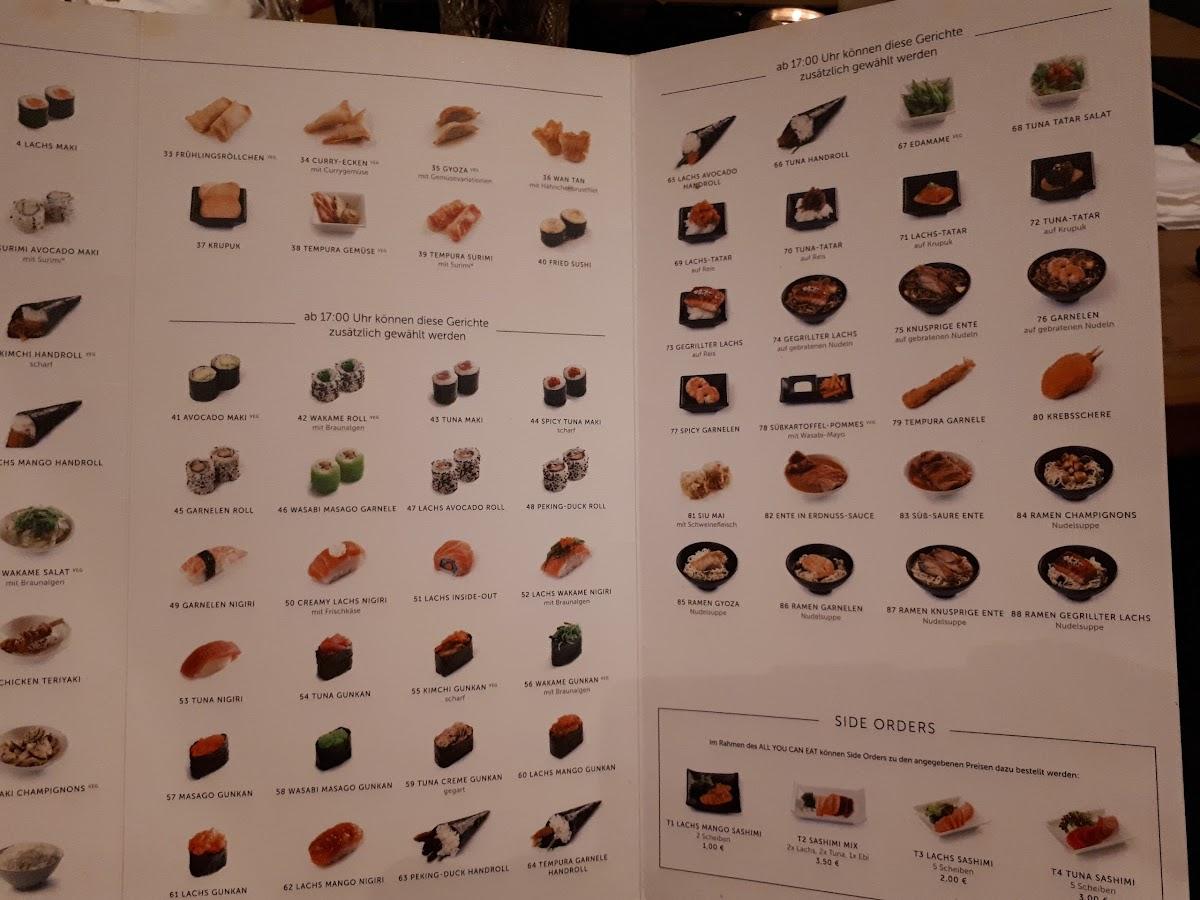 Speisekarte von GONG Restaurant Hamburg, Hamburg
