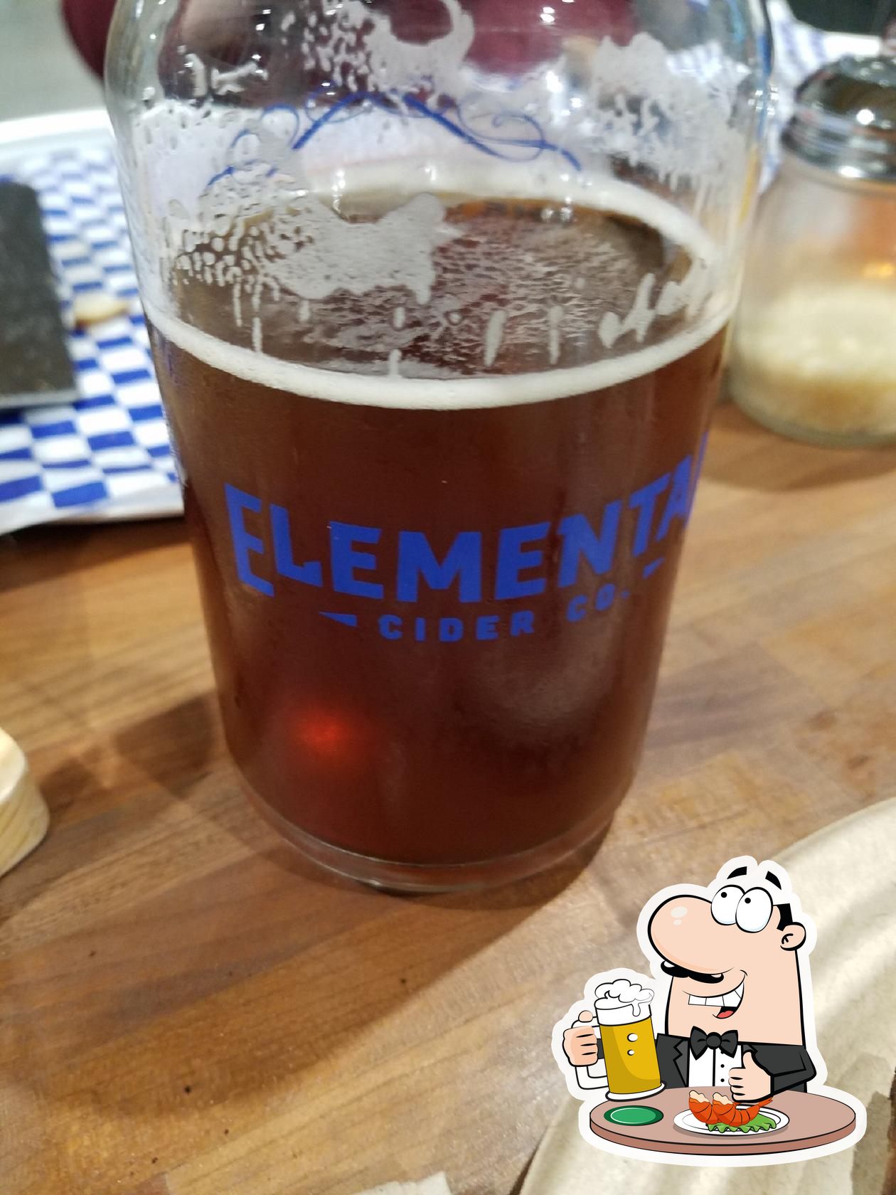 Elemental Cider Co. in Arlington Restaurant menu and reviews