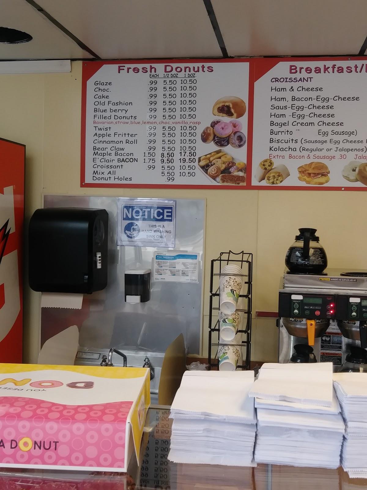 Menu at Jackson Donuts pub & bar, Jackson