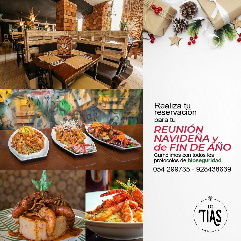 Menu at Las Tias restaurant, Arequipa