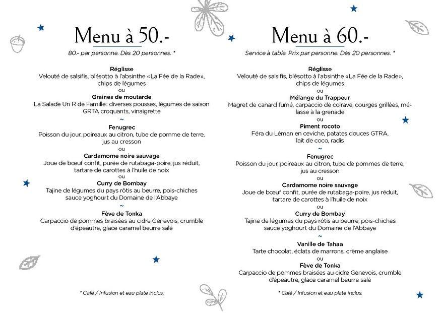 Menu di Un R de famille 