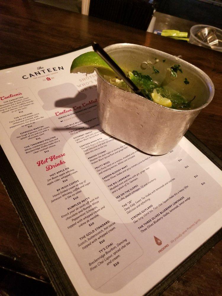 Menu at The Canteen Tap House and Tavern BBQ, Breckenridge