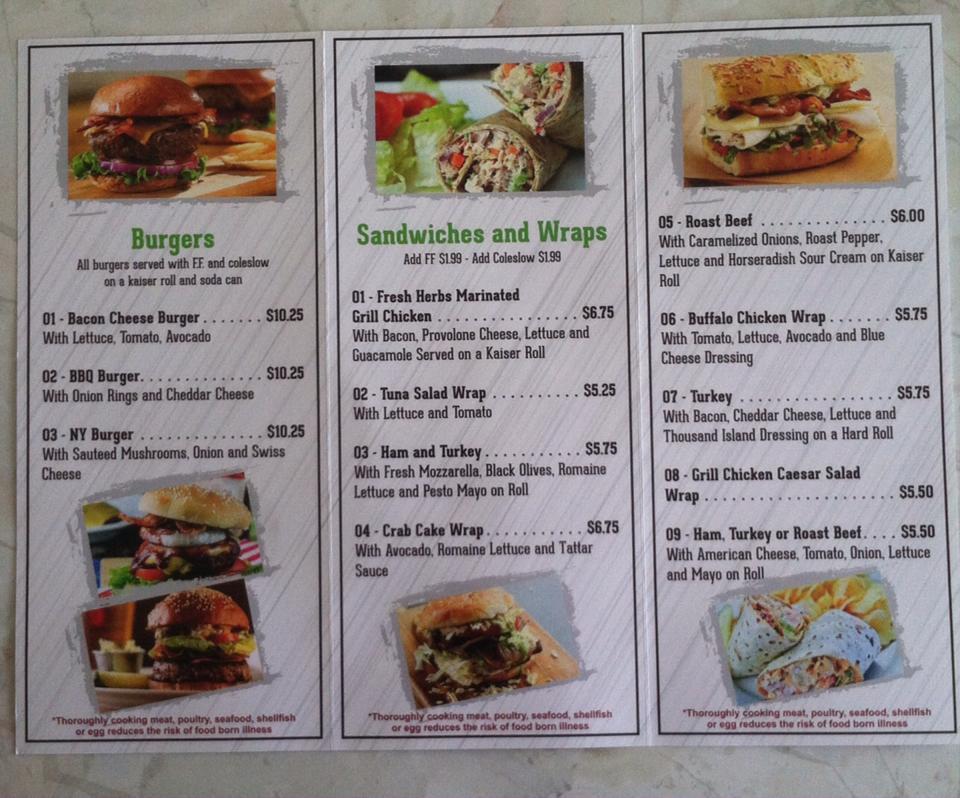 Menu at Manichos restaurant fast food, Danbury