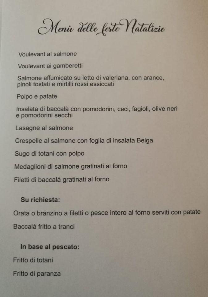 Menu di Sapore d'aMare 