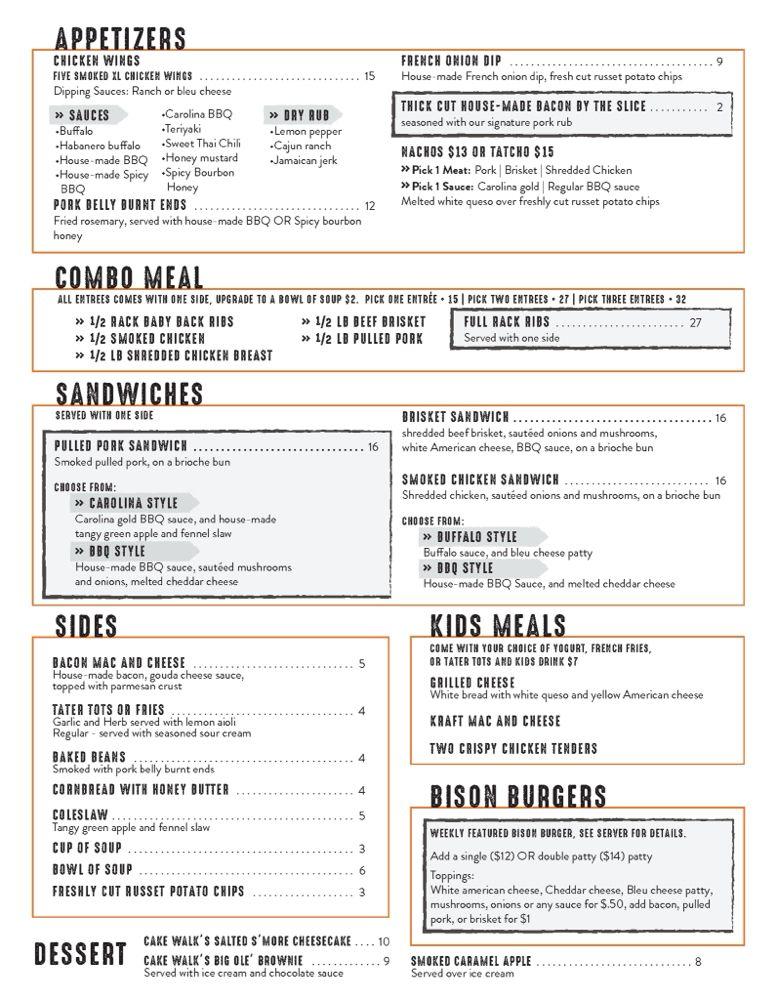 Menu at Smoke pub & bar, Lonsdale