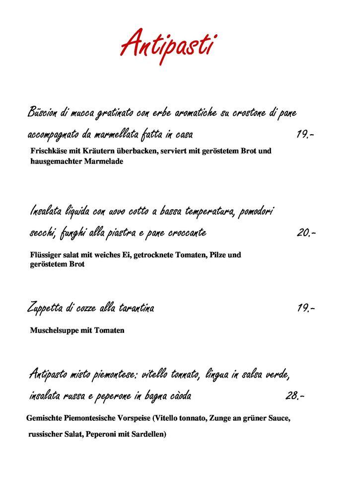 Menu di Locanda Poncini 