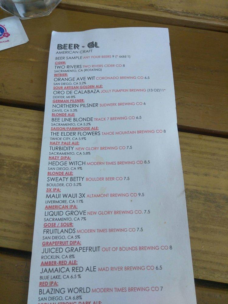 Menu at Meet & Eat restaurant, Sacramento