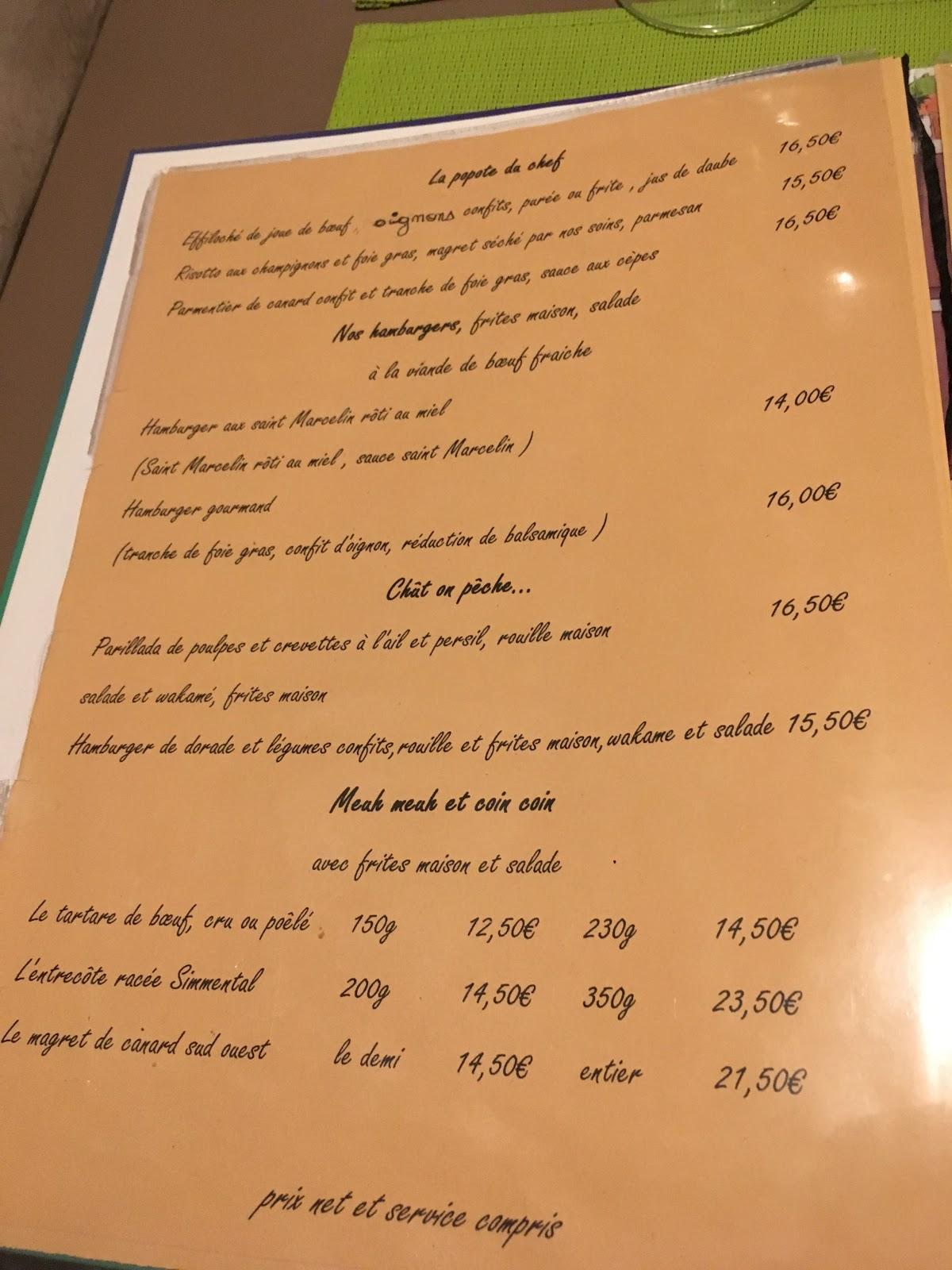 Menu au Restaurant La Vieille Fontaine La Valette du var, La Valette-du-Var
