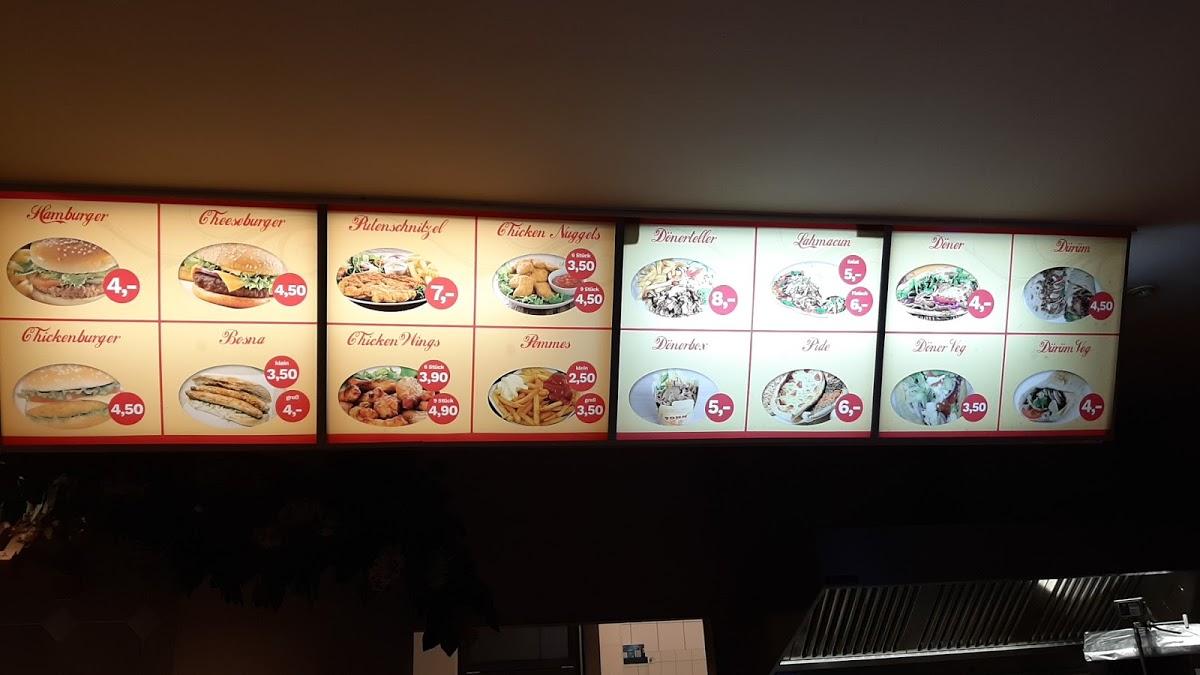 Menu at Bella Pizza Kebap, Bad Griesbach