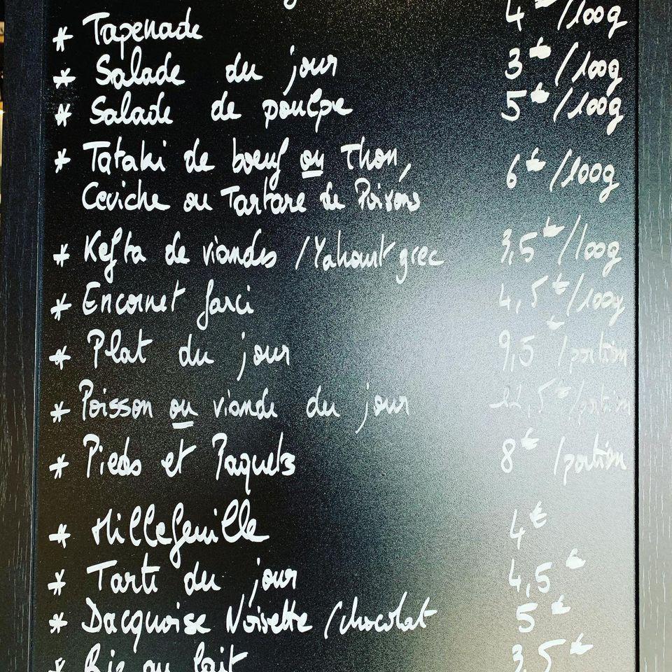 Menu Au Le Poulpe Cave Manger Restaurant Venelles