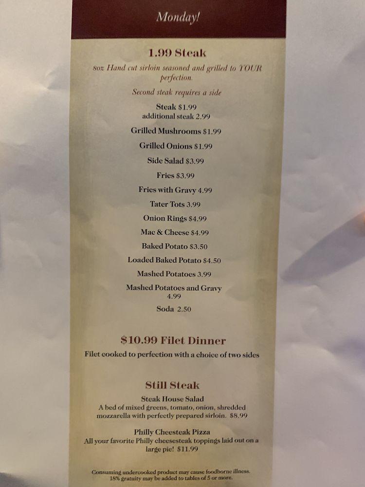 Menu At Travelers Grille Pub And Bar North Olmsted