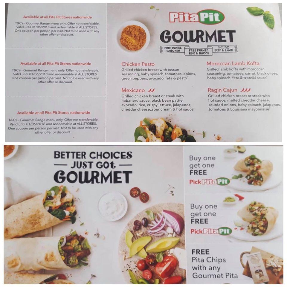 Menu at Pita Pit Papamoa pub &amp; bar, Tauranga