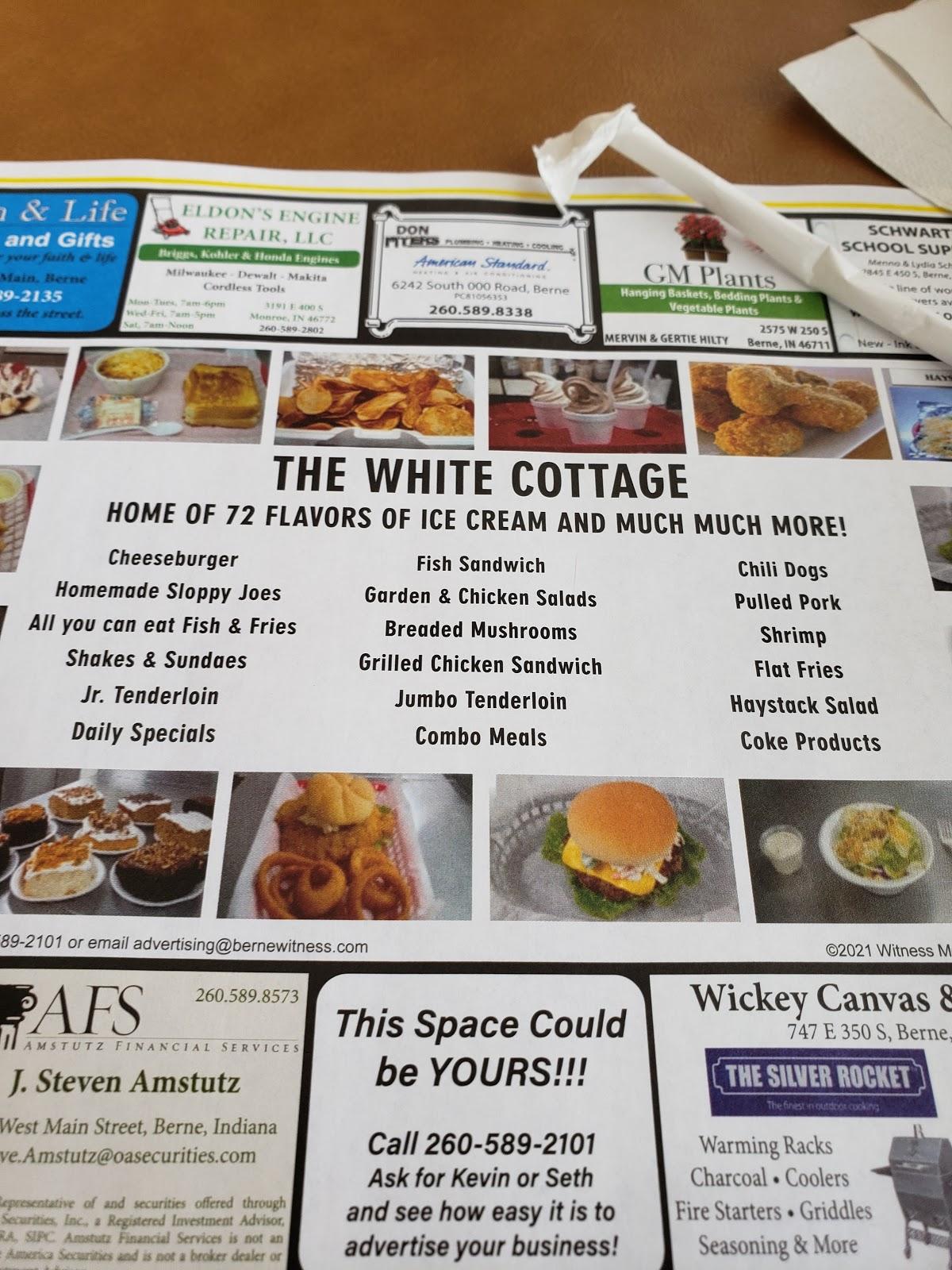 Menu At White Cottage Restaurant Berne   Ra64 White Cottage Menu 2022 10 