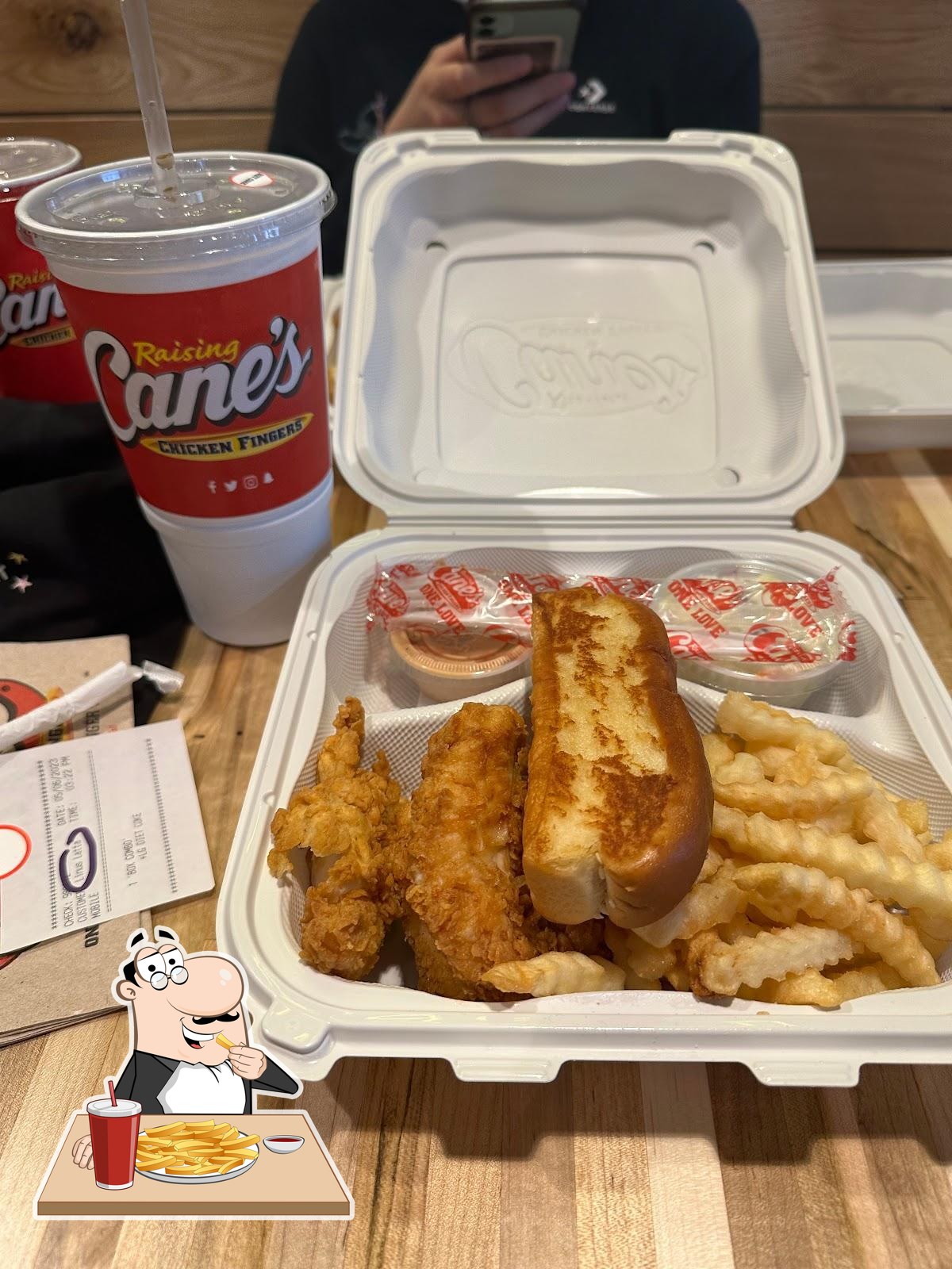 Raising Cane's Chicken Fingers, 755 Boylston St in Boston Restaurant menu and reviews