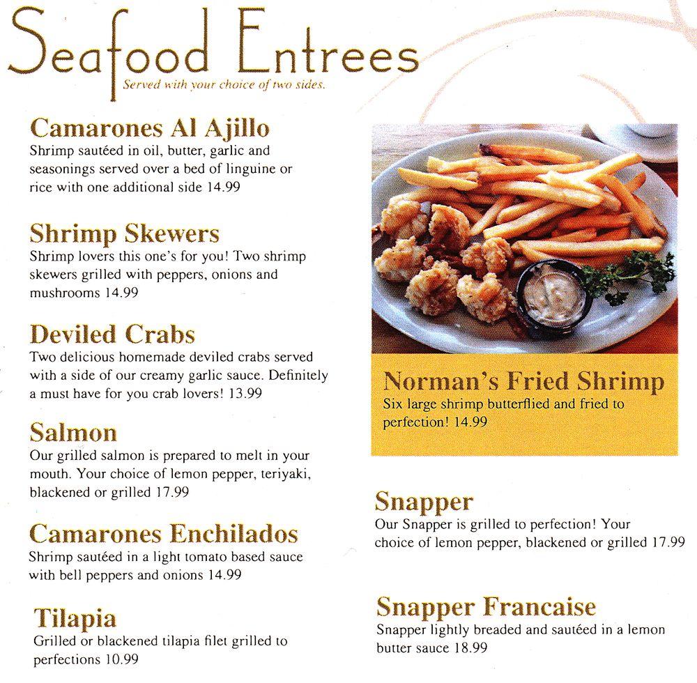 Menu at Dan's Grill restaurant, Blairsville