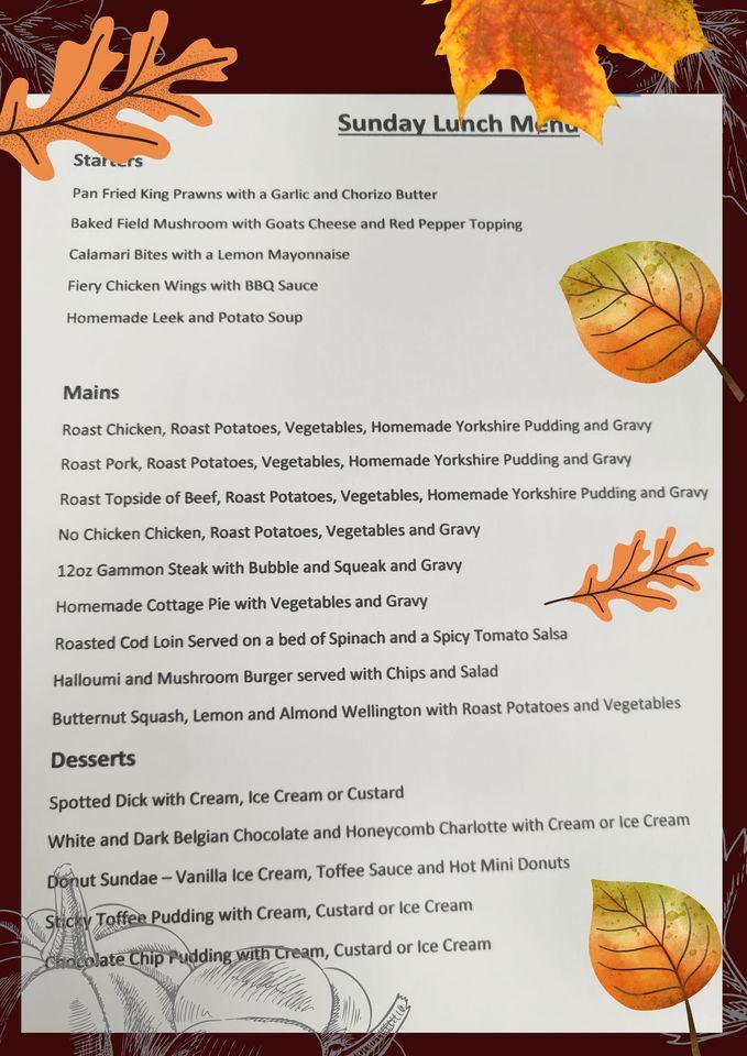 Menu at The Swan Inn Stalham pub & bar, Stalham, 90 High St