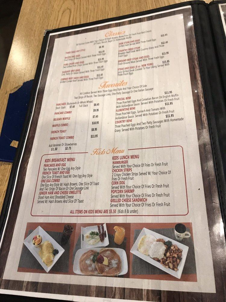 Menu at Franco's Flapjack Family Restaurant, Bonita