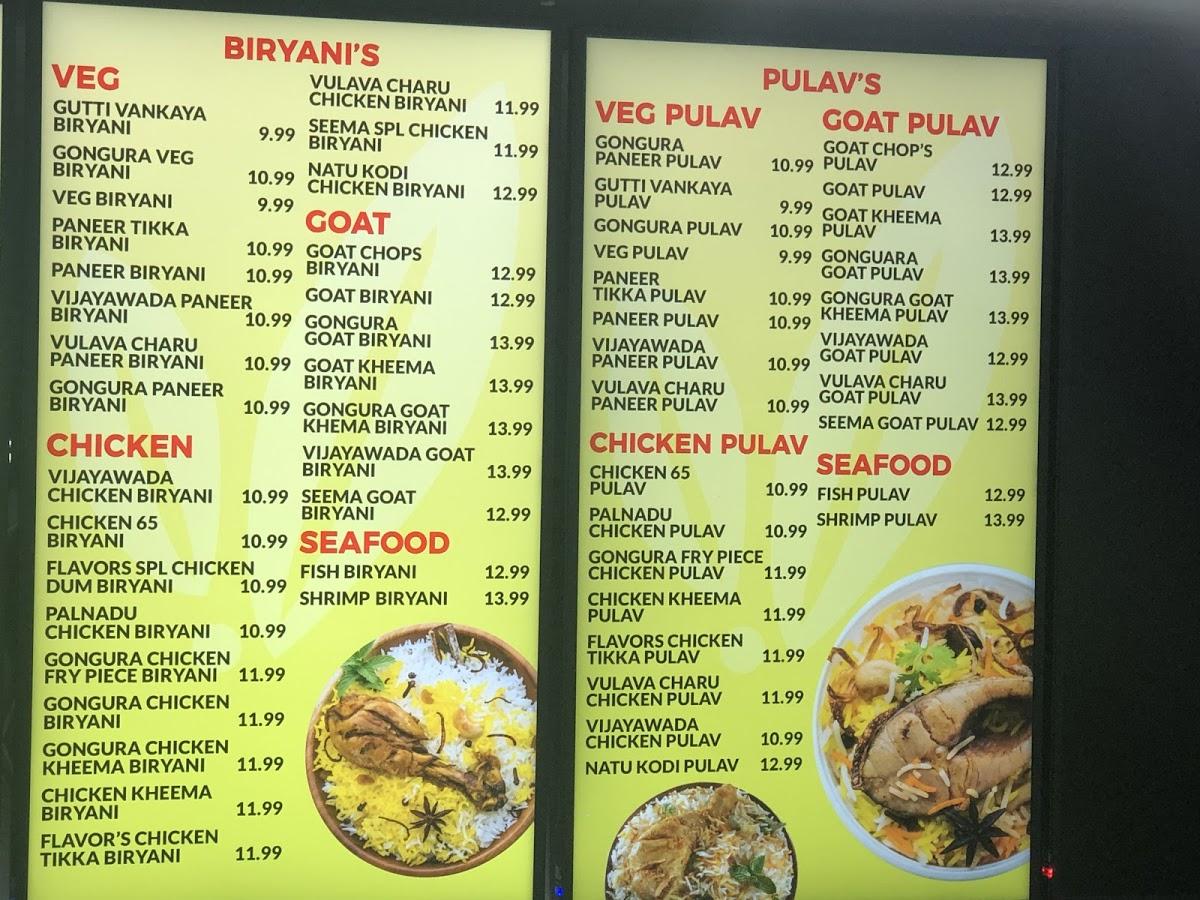 great indian kitchen restaurant and bar menu