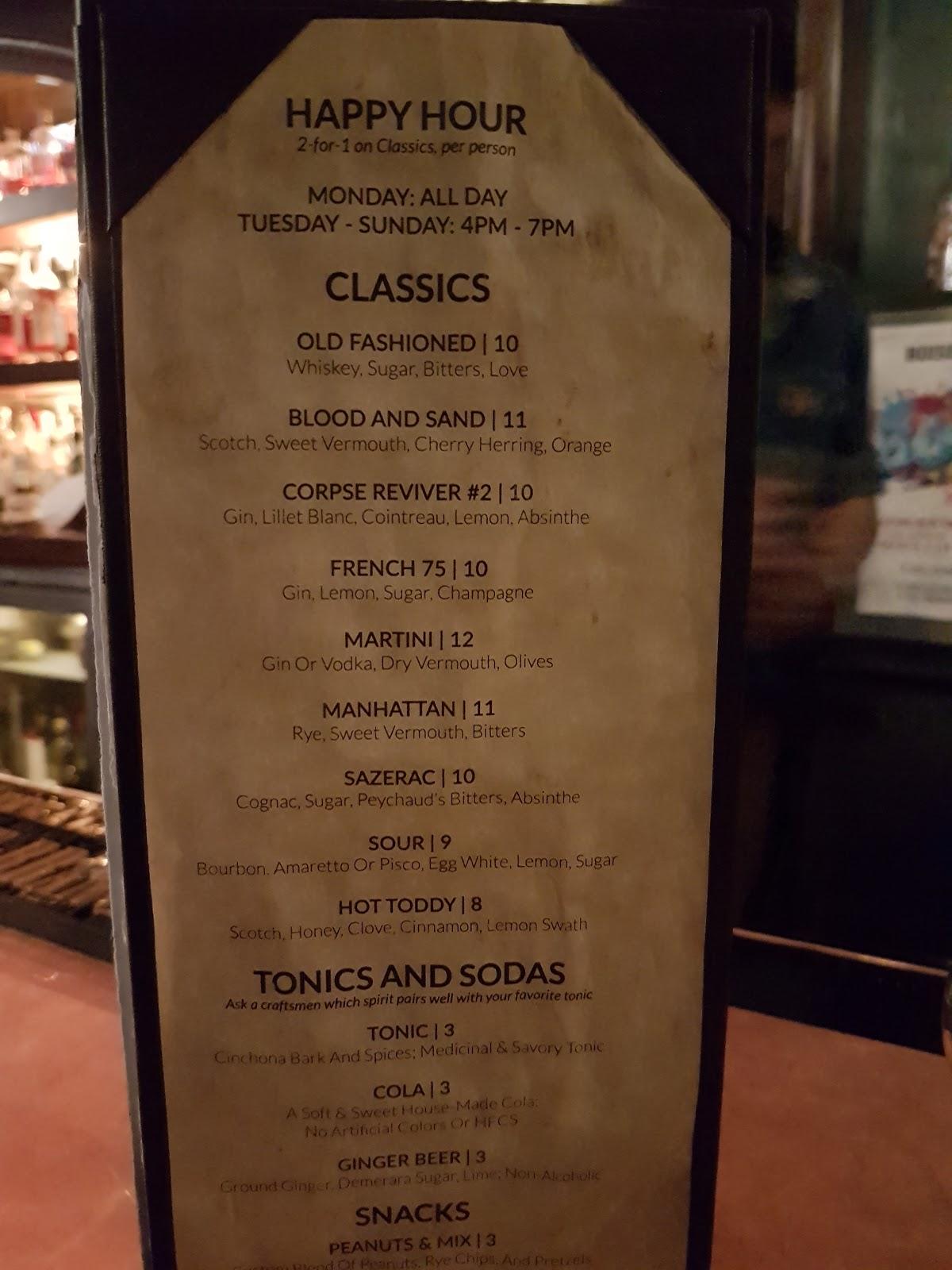 Menu at Press and Pony pub & bar, Boise