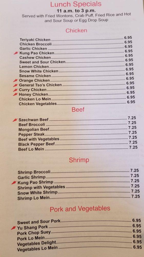 Menu at Great Wok restaurant, Phoenix, E Ray Rd #12
