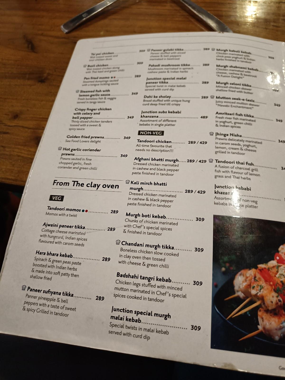 Menu at Junction Restaurant(Sakchi) Restaurant In Jamshedpur
