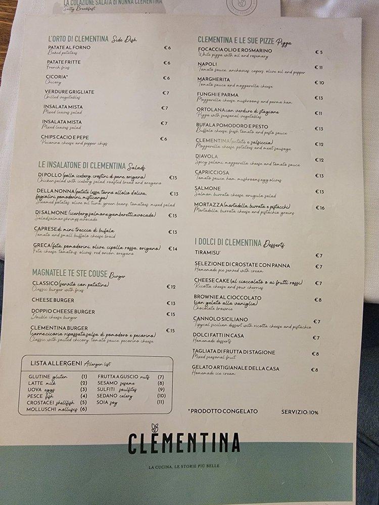 Menu di Ottavio Pizza e Spaghetti 