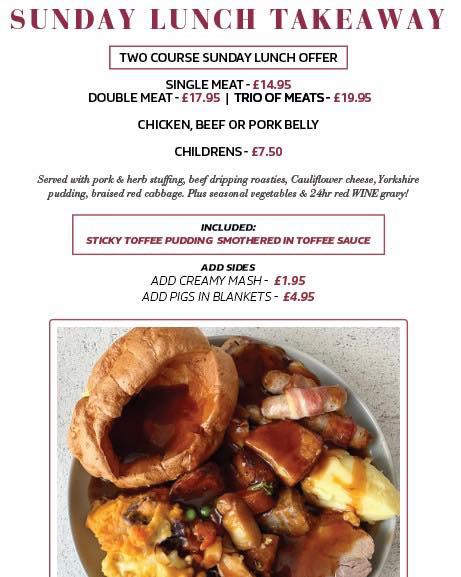 Menu at Tomahawk Steakhouse - Potto, Hutton Rudby