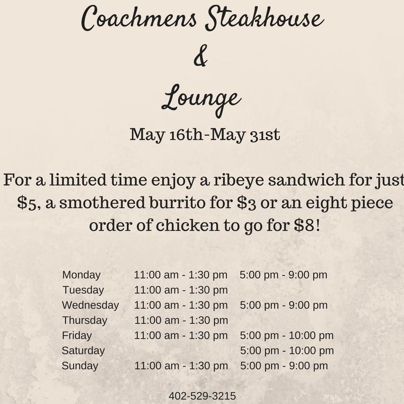 Menu at Tornado Alley LLC restaurant, Wisner