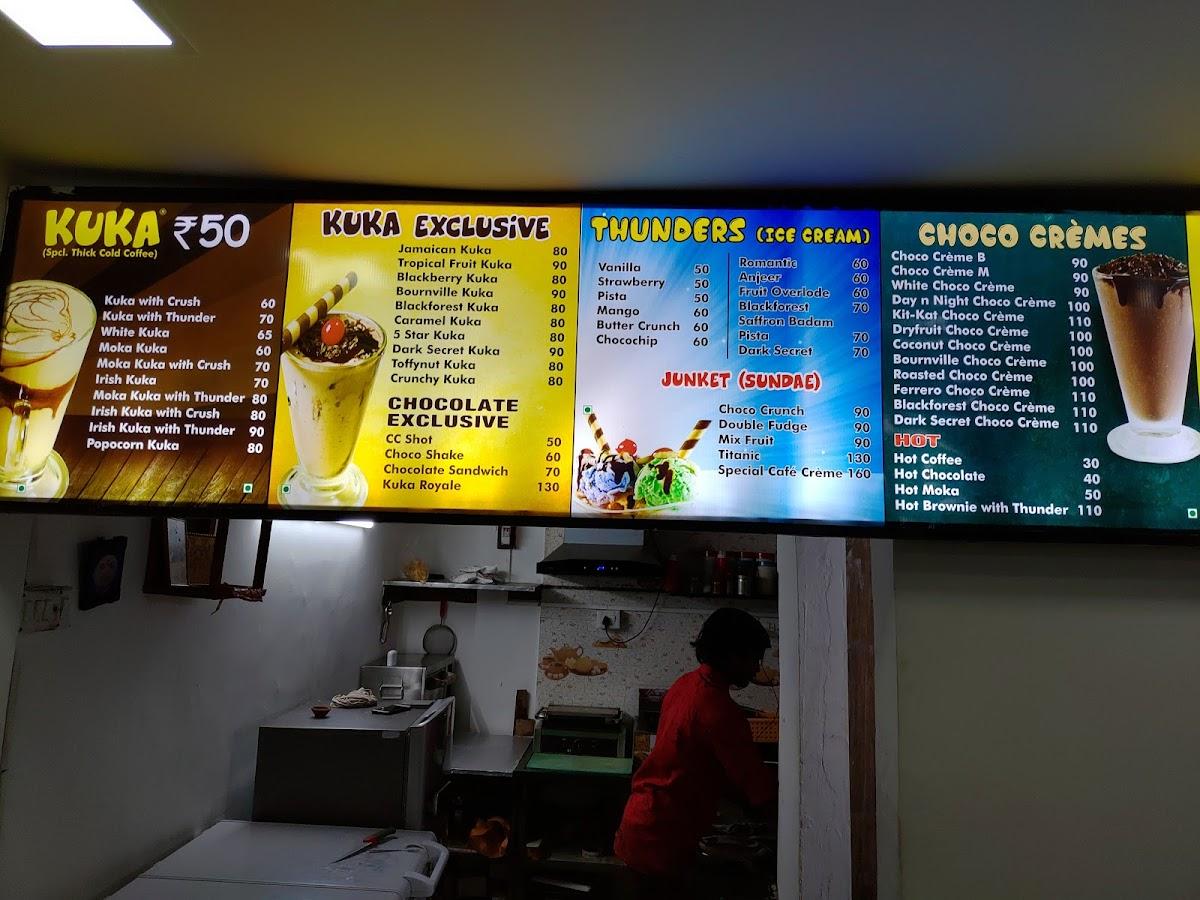 Cafe Cremé menu