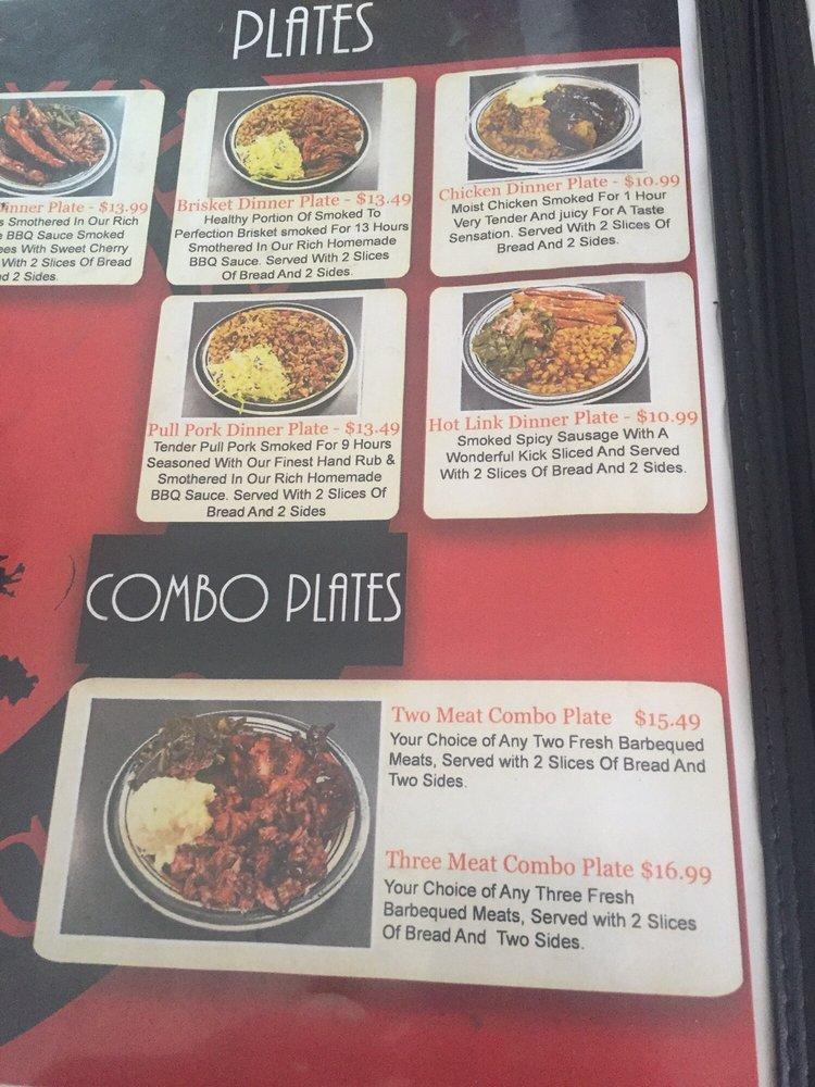 Menu at Daddy D's Southern Style BBQ, Woodland
