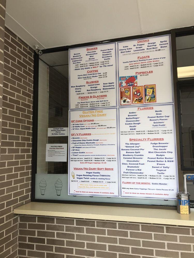 Menu at Frosty Boy Grand Rapids fast food, Grand Rapids