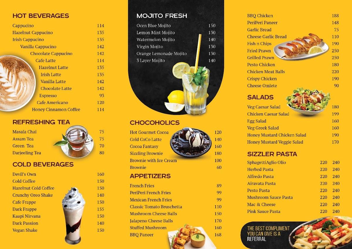 Cafe City menu