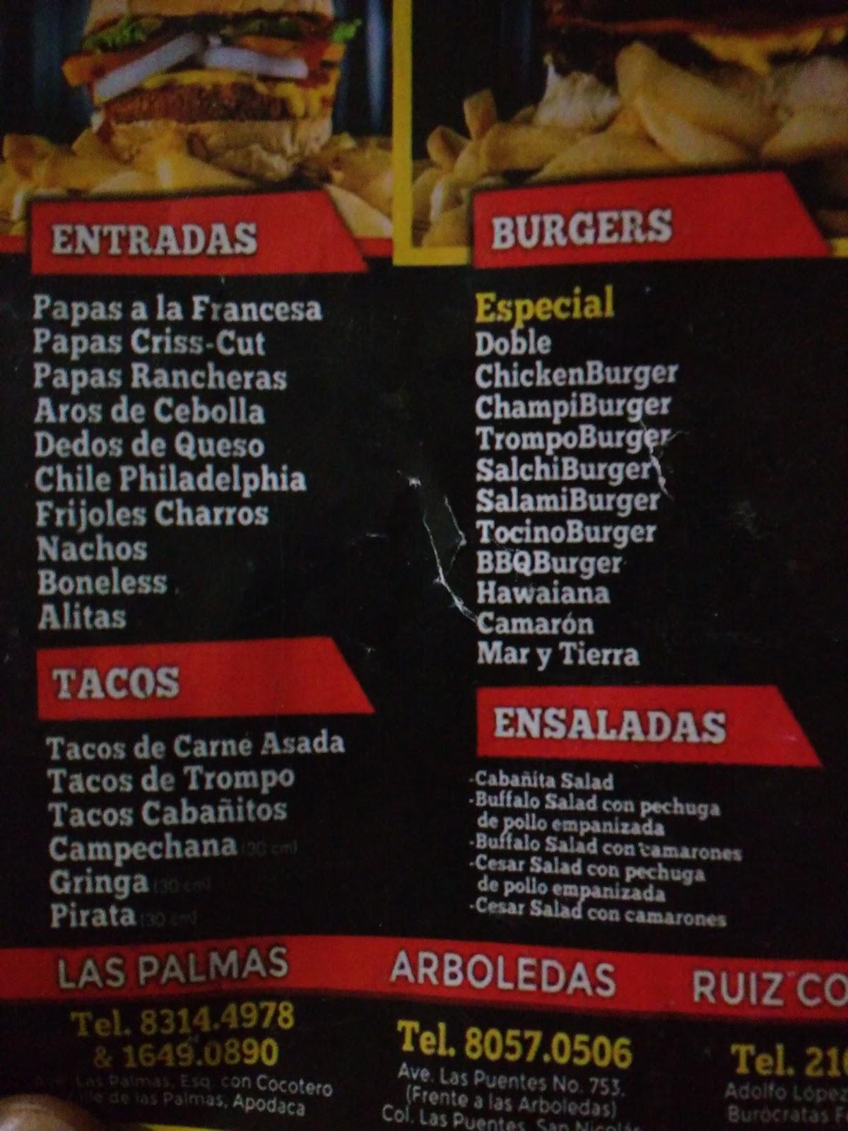 Tenemos estos combos y - La Cabañita Burger Las Palmas