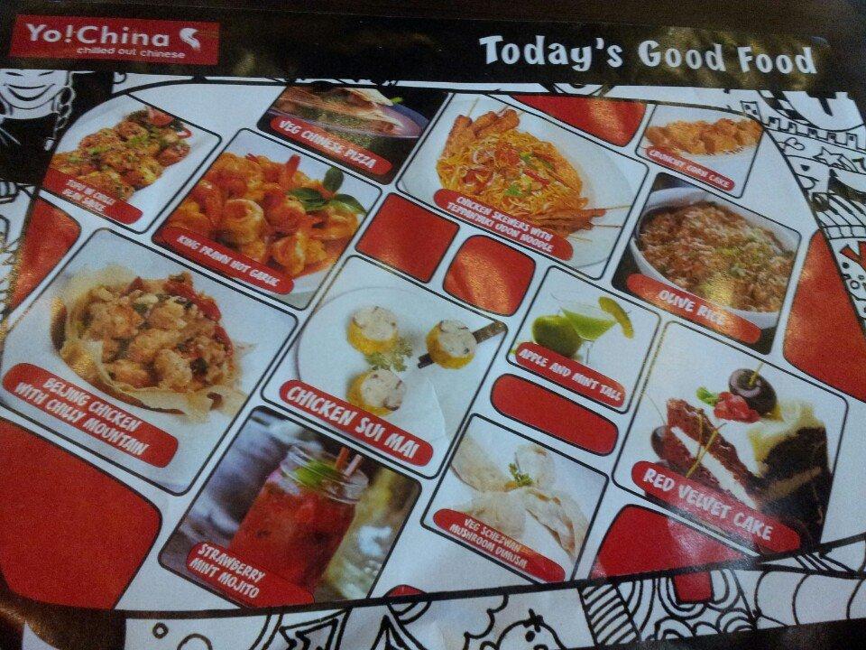 Yo!China menu
