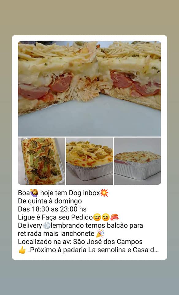 Dog inbox cardápio