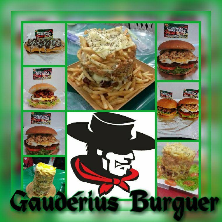 Gauderius Burguer cardápio