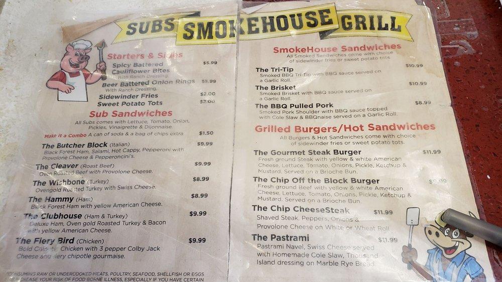 Carta de parrilla Butcher Block, Las Vegas