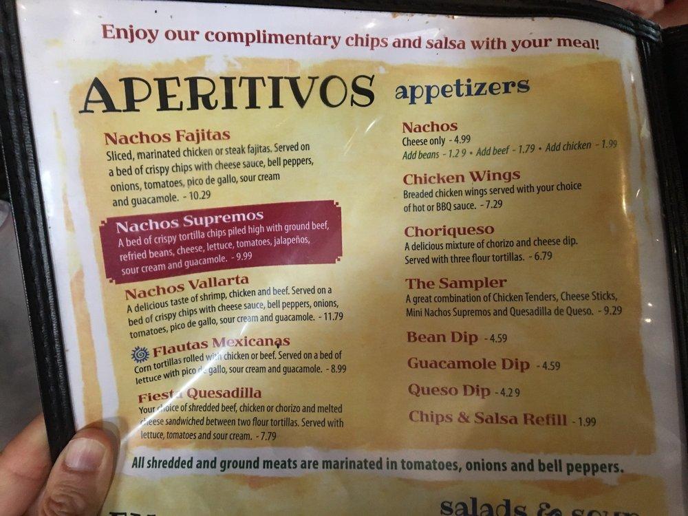 Menu at Agave Mexican Grill restaurant, Traverse City, 851 S Garfield Ave